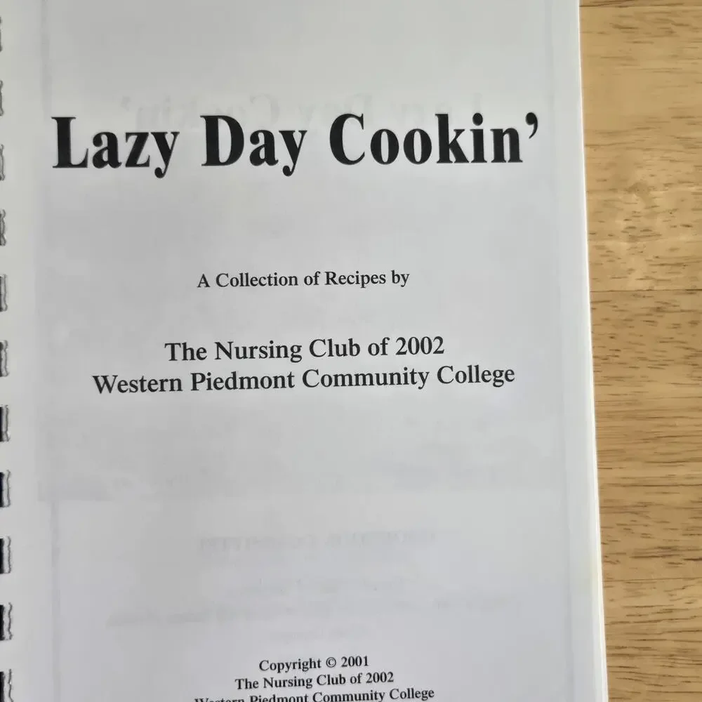 Church Community Organization Spiral Comb Cookbooks Lot Of 2
